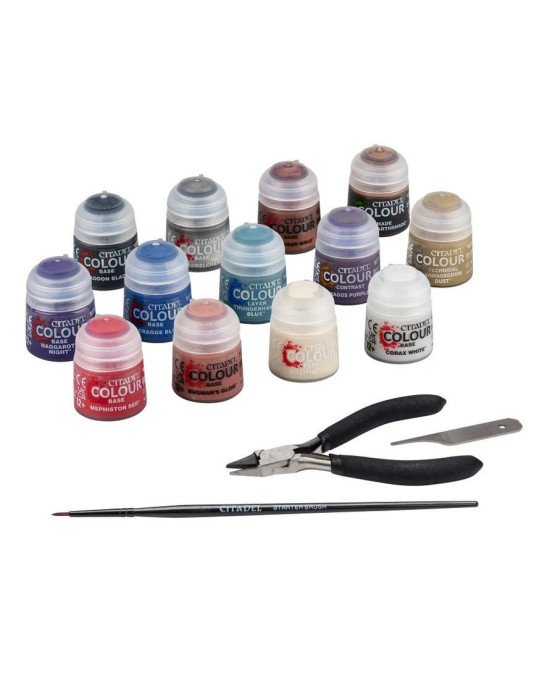 Warhammer 40,000 Paints + Tools Set (Multilingual) | Warhammer 40,000