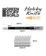 Green Stuff World Hobby Knife with Spare Blades