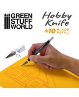 Green Stuff World Hobby Knife with Spare Blades