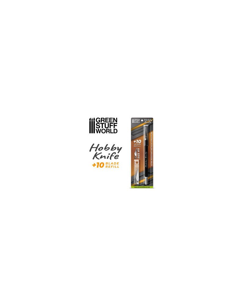 Green Stuff World Hobby Knife with Spare Blades