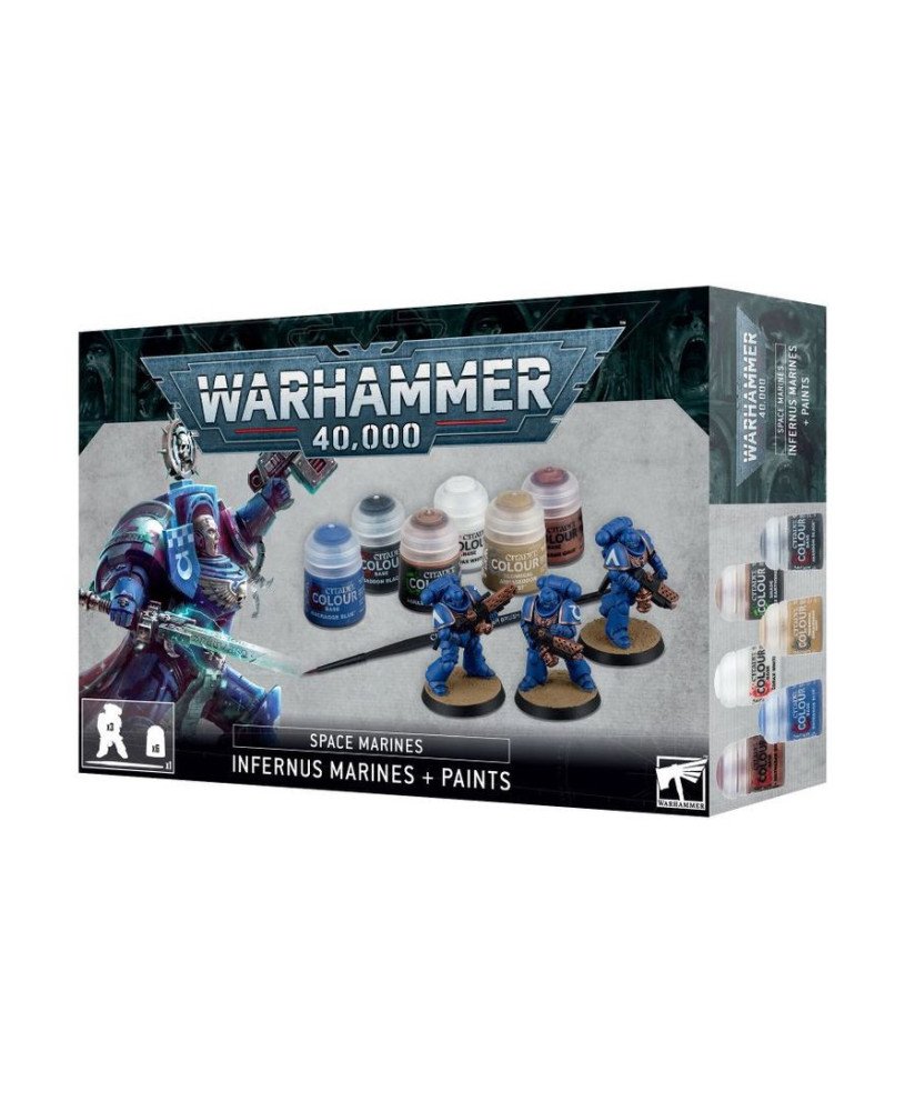 Infernus Space Marines + Paints Set (Multilingual) | Warhammer 40,000