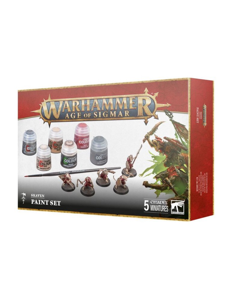 Age of Sigmar Skaven + Paint Set (Multilingual) | Age of Sigmar